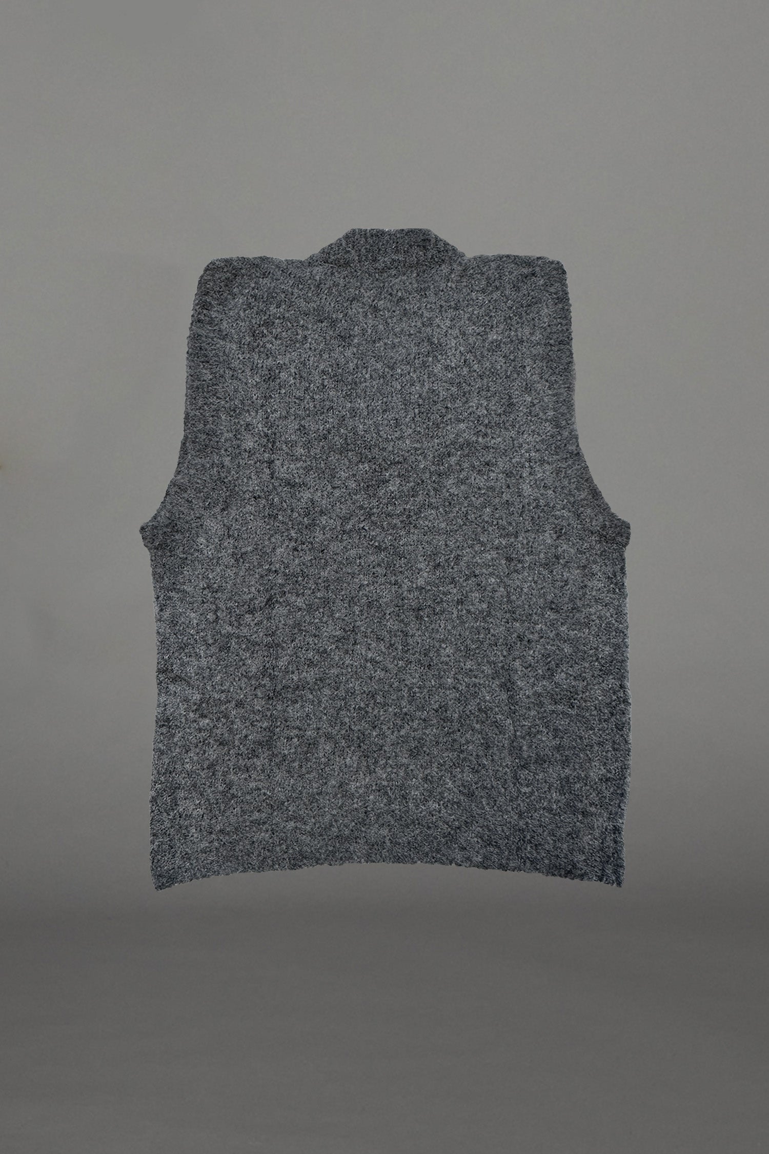 ALPACA VEST IN ASH, W24