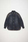 DENIM SHIRT IN DARK BLUE, FW24