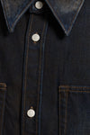 DENIM SHIRT IN DARK BLUE, FW24