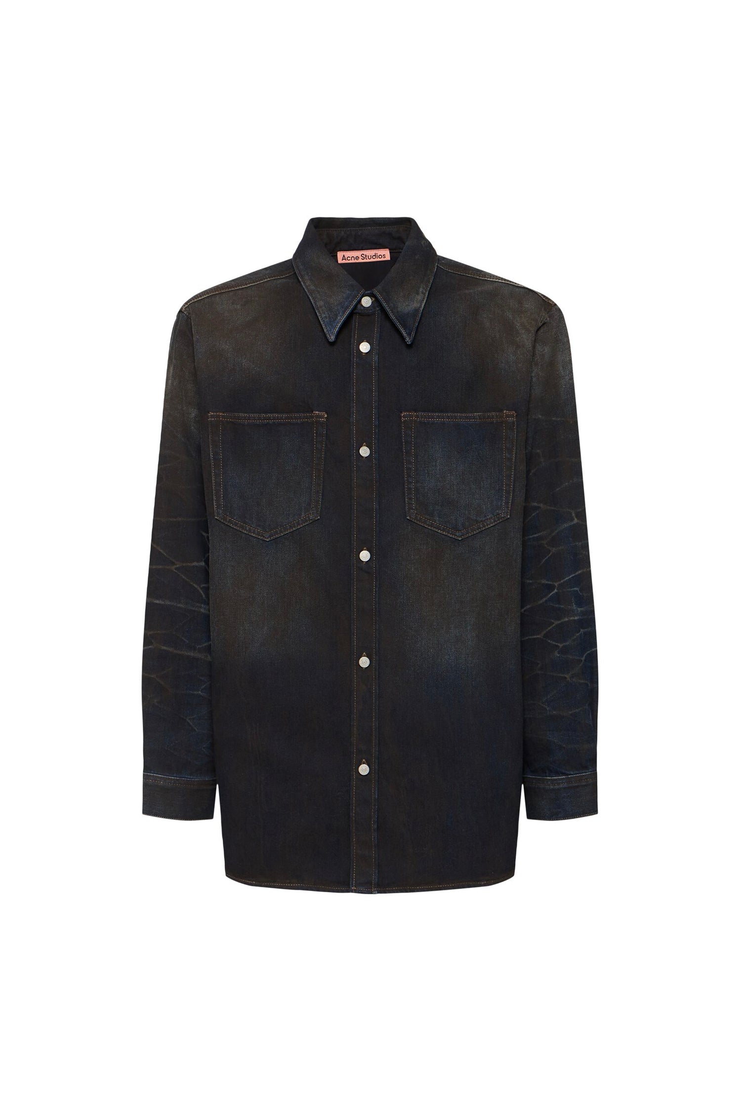 DENIM SHIRT IN DARK BLUE, FW24