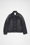 OVERSIZED FIT DENIM JACKET IN DARK BLUE, FW24