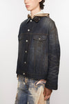 OVERSIZED FIT DENIM JACKET IN DARK BLUE, FW24