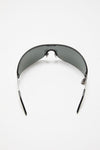 METAL FRAME SUNGLASSES IN BLK/BLK