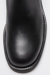 LEATHER WAXED BOOT IN BLACK, FW24