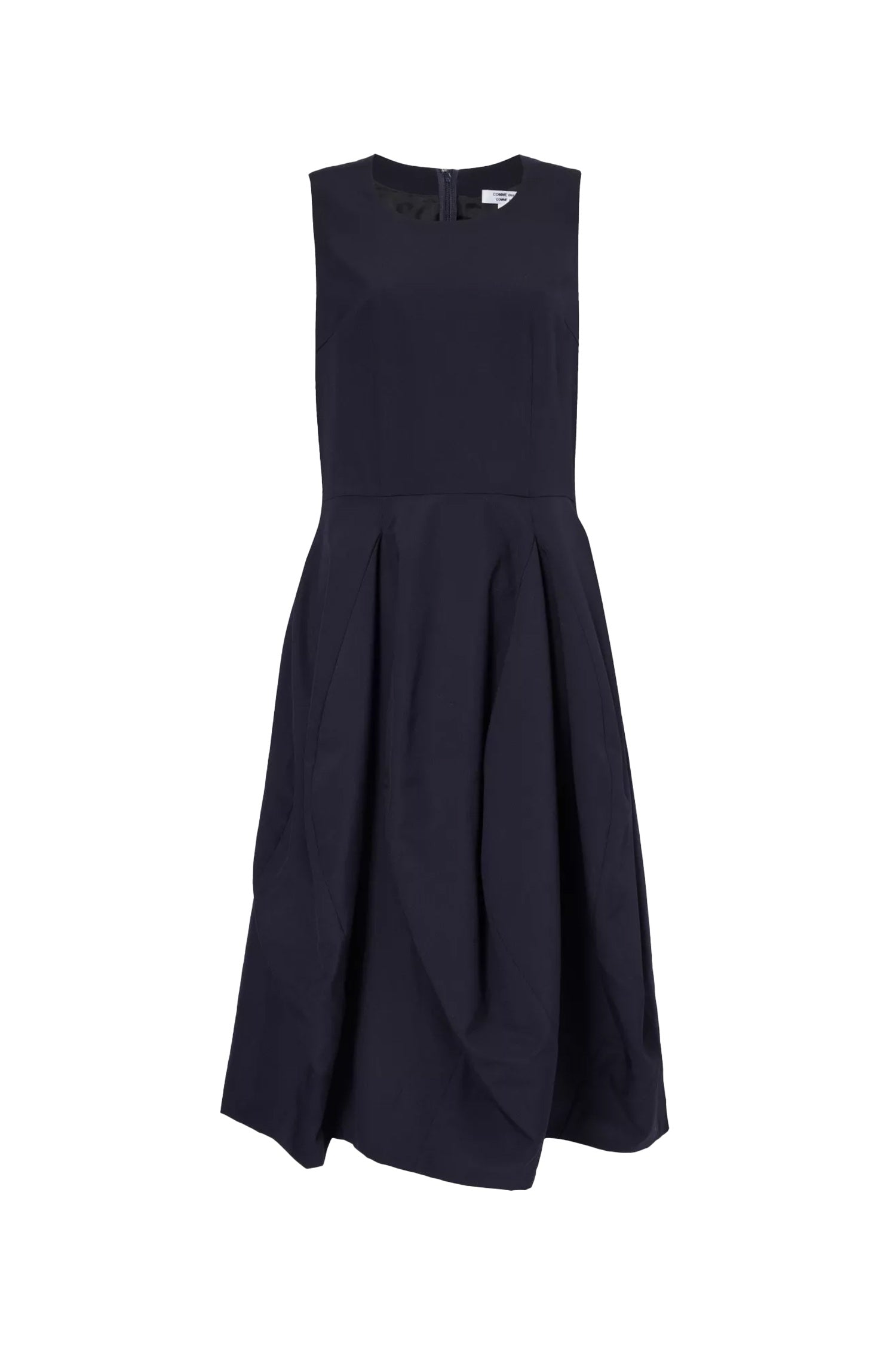 CURVE PANEL DRESS IN NAVY, SS24