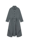 DRAPE POCKET SHIRTDRESS IN SAGE, W24/25