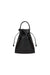 SMALL FAUX LEATHER TOTE IN BLACK, W24/25