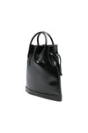 FAUX LEATHER TOTE IN BLACK, W24/25