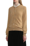 CASHMERE CARDIGAN IN CAMEL, W24/25