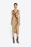 DINARI TAPE DRESS IN BEIGE, SS24