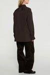 CLICKS SHIRT IN DARK BROWN, AW25