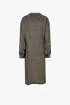 DELICKS DRESS IN DARK BROWN, AW25