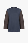 HERIS T SHIRT IN NAVY, AW25