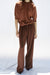 PUVIS LONG PANT IN BROWN, AW25