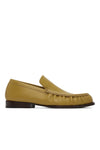 LEATHER LOAFER IN MUSTARD