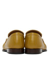 LEATHER LOAFER IN MUSTARD