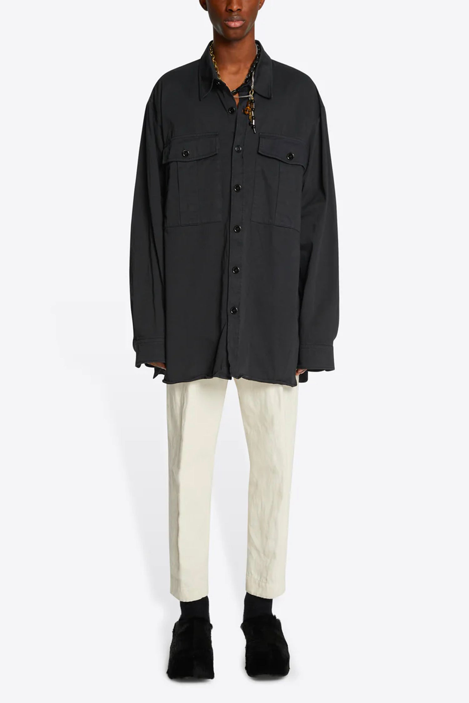 CROWSEY SHIRT IN BLACK, AW23 - Zambesi Store