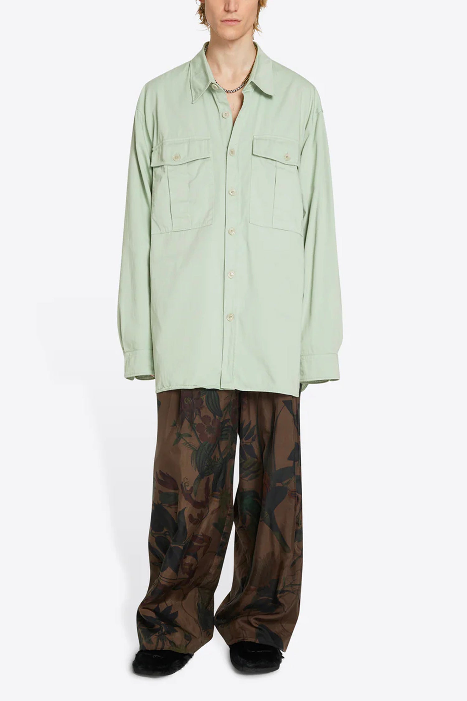 CROWSEY SHIRT IN PISTACHIO, AW23 - Zambesi Store