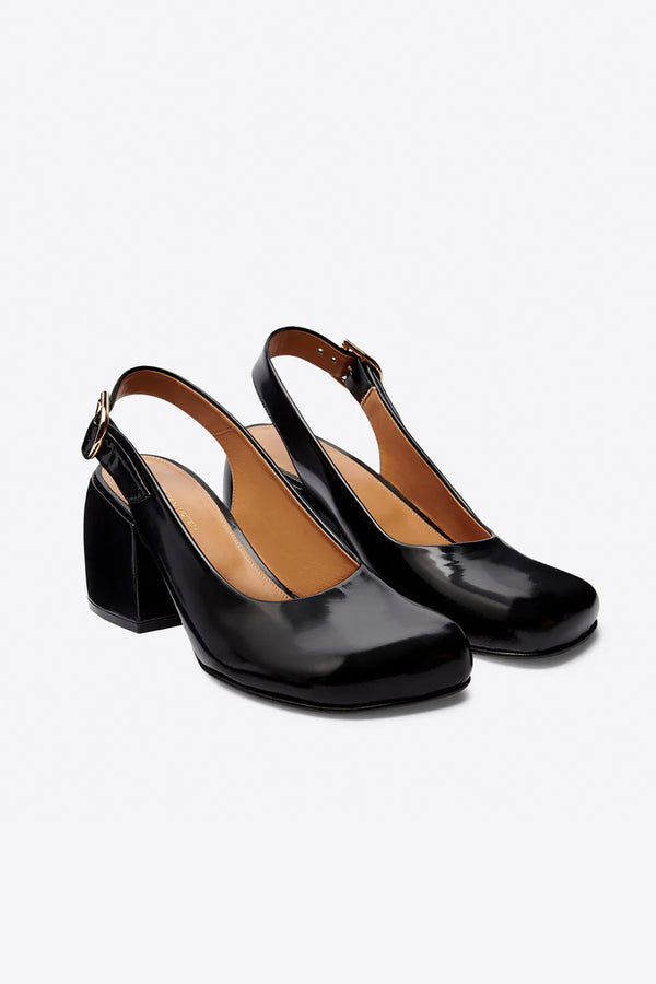 ROUND TOE MARY JANE IN BLACK, W23 - Zambesi Store