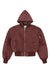 HOODED BROAD BOMBER IN GARNET, DROP 9