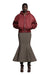 HOODED BROAD BOMBER IN GARNET, DROP 9