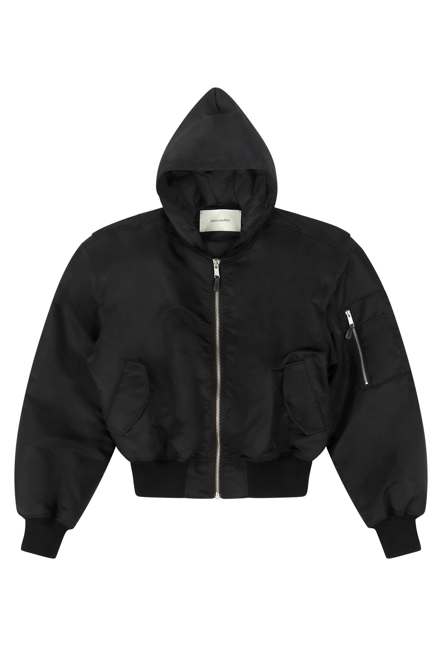 HOODED BROAD BOMBER IN OIL, DROP 9