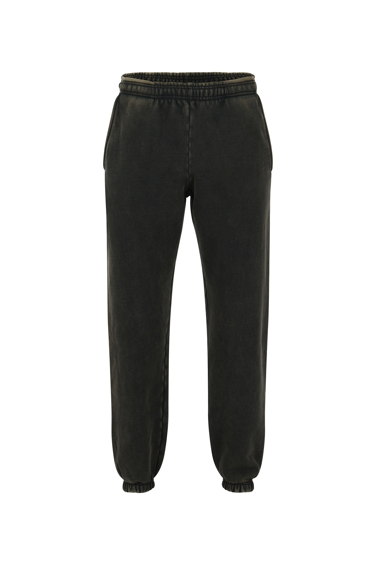 HEAVY SWEATPANT IN WASHED BLACK,UNIFORM 6