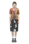 ANYTIME SKIRT IN HEAVY METAL PRINT, SS25