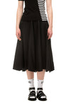 CANVAS SKIRT IN BLACK, SS25