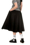 CANVAS SKIRT IN BLACK, SS25