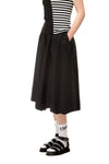 CANVAS SKIRT IN BLACK, SS25