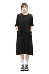 CARRIER DRESS IN BLACK, SS25