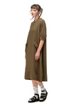 CARRIER DRESS IN KHAKI, SS25