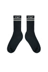 STRIPE SOCKS IN BLACK/WHITE