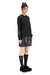 BLOCK-OUT TUNIC IN BLACK, W25