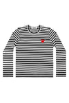 L/S STRIPED T-SHIRT IN BLACK/WHITE, SS24