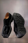 TABI LACE-UPS IN BLACK, SS24