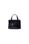 HANDHELD SMALL SATCHEL BAG IN BLACK, SS24