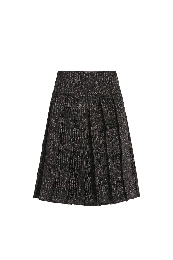 PLEATED MIDI KILT IN BLACK, AW23 - Zambesi Store