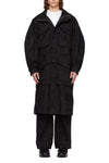 MULTI POCKET UTILITY PARKA IN BLACK/BLACK, SS24