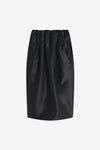 PLEATED WAIST PENCIL SKIRT IN BLACK, SS24