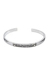 BRACELET RIVETE &quot;LA NUIT&quot; ARGENT