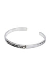 BRACELET RIVETE &quot;LA NUIT&quot; ARGENT