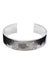 BRACELET 4 RIVETS "LA NUIT" ARGENT