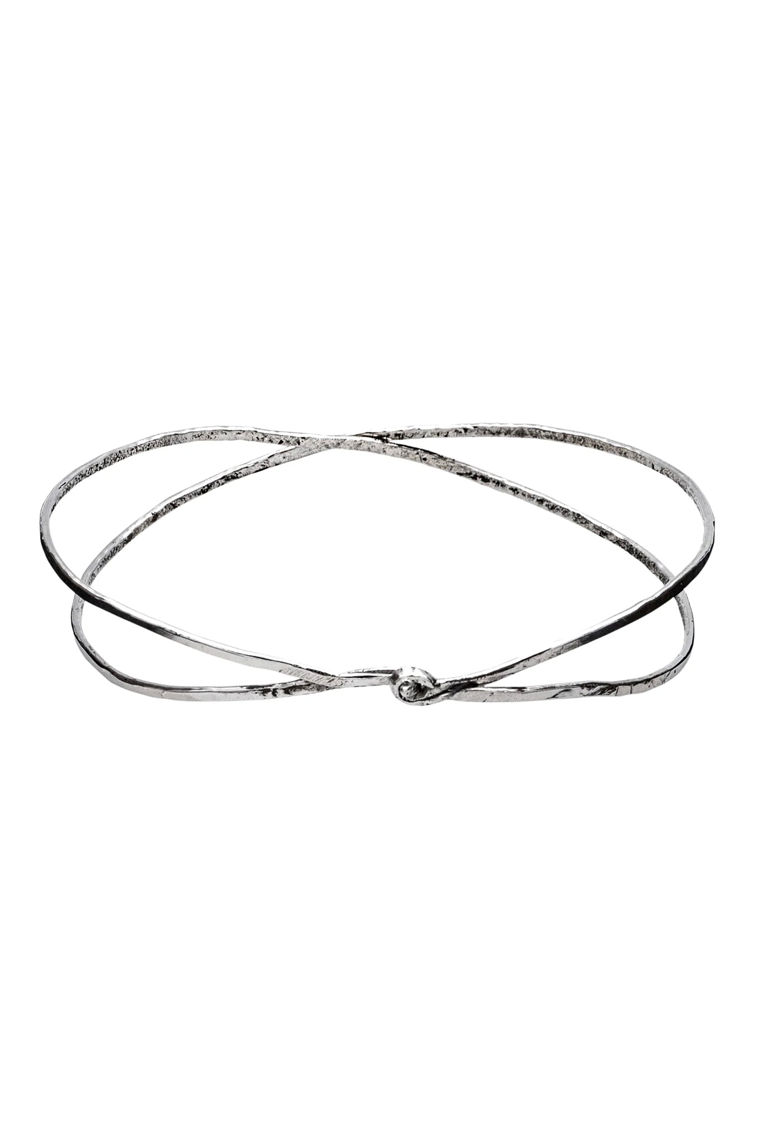 BRACELET ELUARD CROISE ARGENT