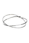 BRACELET ELUARD CROISE ARGENT