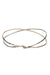 BRACELET ELUARD CROISE ARGENT & GOLD