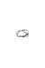 BAGUE ELUARD CROISEE ARGENT