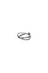 BAGUE ELUARD CROISEE ARGENT