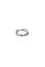 BAGUE ELUARD CROISEE ARGENT IN SILVER/GOLD